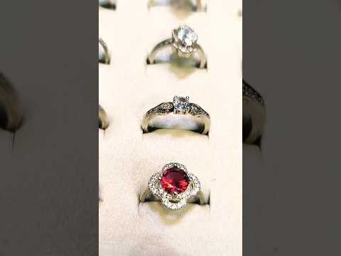 #diamond #rubies #rings #bridal #bridalmakeup #bridaljewellery #silverringdesignforgirl #silverring