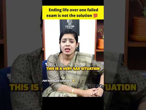 Ending life over one failed exam is not the solution 🙌💯 | Dr.Tanu Jain @Tathastuics #shorts