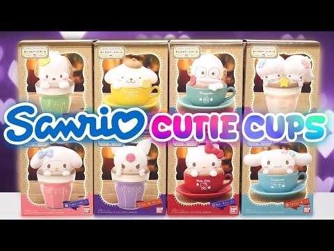 Sanrio Latte Art Figures FULL SET Unboxing + Sanrio Parfait Blind Boxes