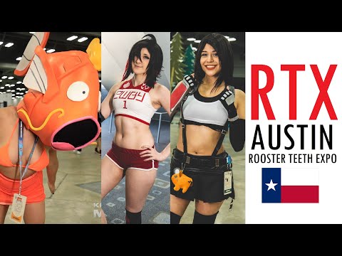 THIS IS ROOSTER TEETH RTX AUSTIN TEXAS ANIME COMIC CON 2023 BEST COSPLAY MUSIC VIDEO BEST COSTUME