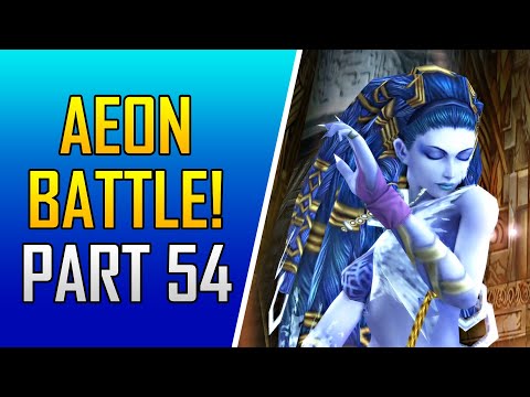 Final Fantasy X HD Remaster - Part 54 - Platinum Walkthrough - Remiem Aeon Battle! (Moon Sigil)