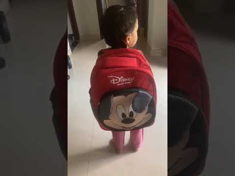 Aryan'sfirstschoolbag#happytopresent#readyfortheschool2023#meharithavlogs#youtubeshorts