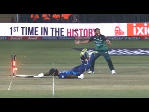 Shadab Khan Run Out Of kushal parrera - Asia cup 2023