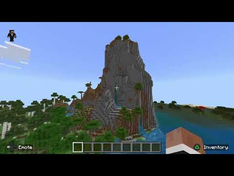 Minecraft Mountain Build No Commentary