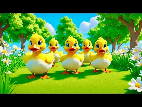 Five Little Ducks | Fun Counting Song for Kids | Nursery Rhymes & Kids Songs