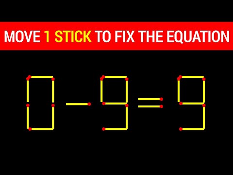 If you are genius solve this || Matchstick puzzle || Ep : 75