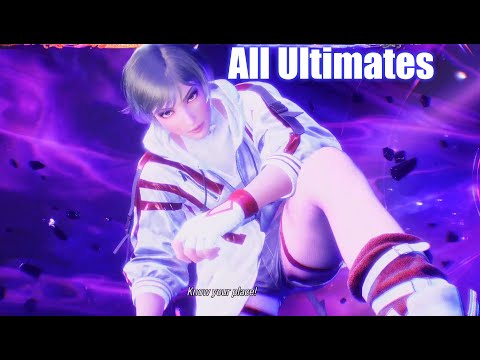 Tekken 8 - All Characters Ultimates & Victory Poses (Rage Arts)