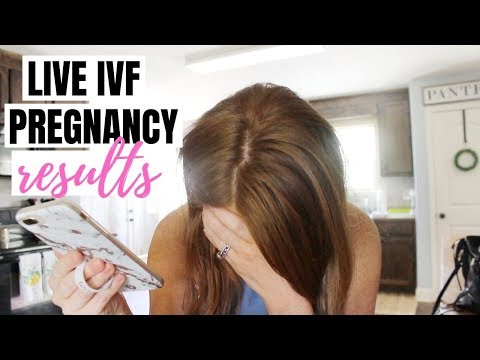 LIVE PREGNANCY RESULTS AFTER IVF // EMOTIONAL & RAW PREGNANCY TEST // DENAE LYNN