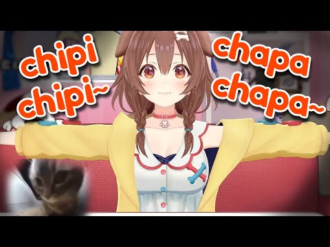 Korone Sings Chipi Chapa, Then T-Poses [Hololive]