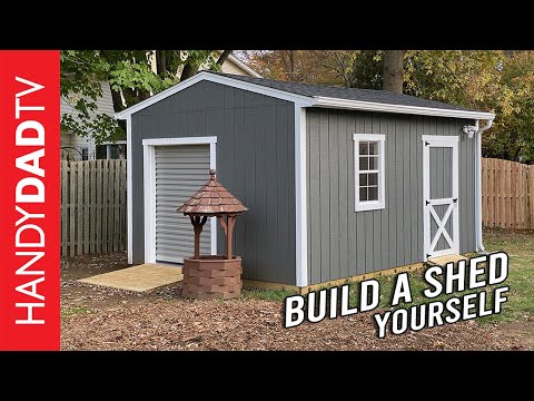 You Can Build Your Own Storage Shed! We'll show you how.