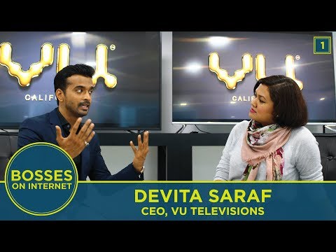 #BossesOnInternet | CEO Vu Televisions, Devita Saraf | S1 E1