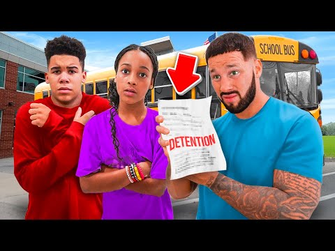 THE KIDS GOT IN TROUBLE AT THEIR NEW SCHOOL 😡