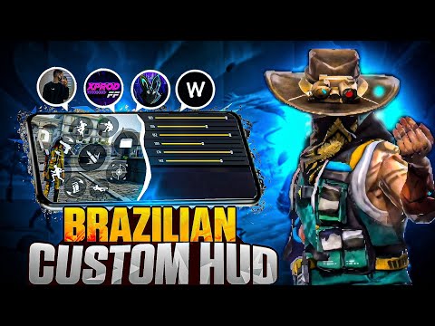 BRAZILIAN🇧🇷CUSTOM HUD FREE FIRE FASTEST 3 FINGER HUD | 3 FINGER SUPER MOVEMENT CUSTOM HUD | MALIK FF