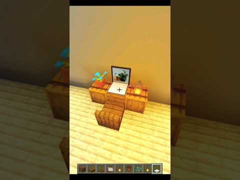 Desk in Minecraft. #shorts #ytshorts #minecraft