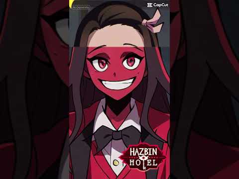 Nezuko but a Hazbin Hotel Demon! #demonslayer #demonslayeredit #demon #hazbinhotel #anime #hotel #ai