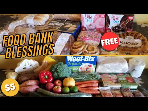 FREE Food Bank Haul + What I Got In The $5 FOOD PANTRY Budget Bag - Queensland Australia May 2024