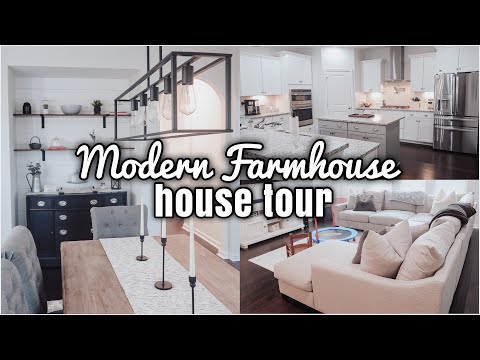 MODERN FARMHOUSE DECOR HOUSE TOUR | FURNISHED HOUSE TOUR | HOME DECOR IDEAS