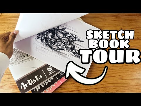 SKETCHBOOK TOUR Part 1(Just Laugh At My Drawings)