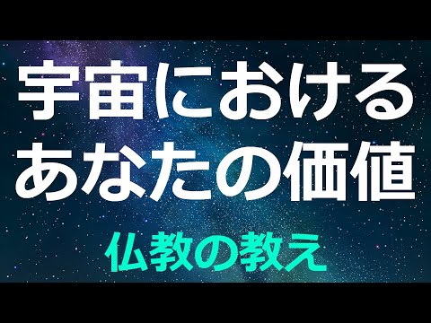 広大な宇宙の片隅に、あなたがこうして生きている理由とは【仏教の教え】