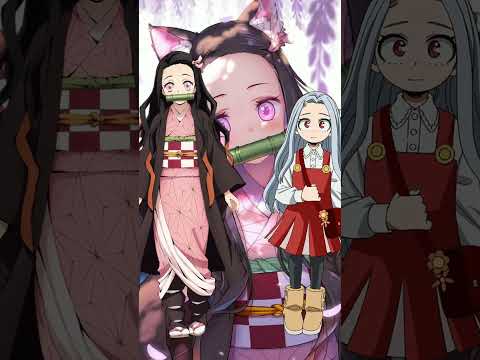 Nezuko with Anime characters