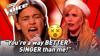 Nervous girl sings UNEXPECTED HIGH NOTES in The Voice Kids! 😵 | The Voice Stage #67