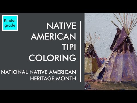 Virtual Art with Mrs. Van Alstyne | Native American Tipi Coloring