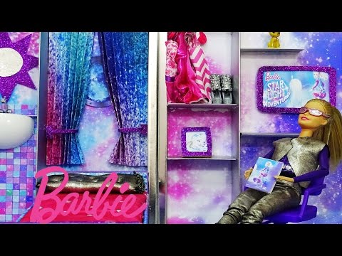 How to make a Barbie Star Light  Galaxy House - Barbie Galaksi evi  DIY