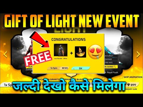 Gift Of Light Event - Blue Arctic 🔥🤯 Total Diamonds | New Event Free Fire ff new event today