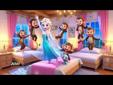 Jumping Monkeys & Frozen Dreams: Elsa & Anna’s Bedtime Sing-Along Party"