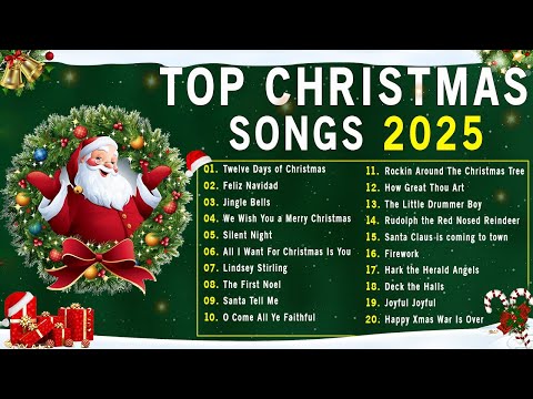 Merry Christmas 2025 🎷 Best Christmas Music with Fireplace 🤶️ Best Christmas Songs of All Time🎄