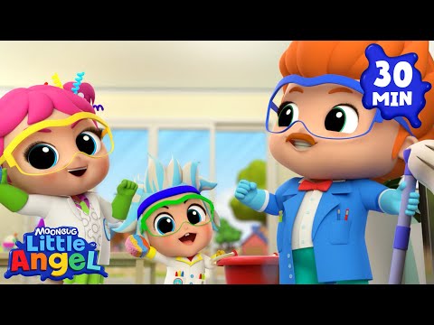 🧽 Epic House Cleaning Mission! 🏠| Explore Jobs and Career Songs 😁 |  Nursery Rhymes for Kids