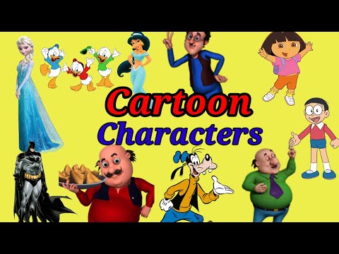 Cartoon characters ll Names of cartoon characters ll for children cartoon character names.