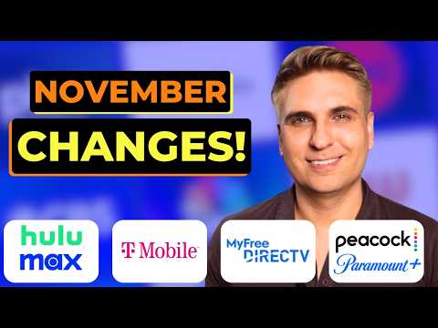 Big Streaming Changes for November 2024!