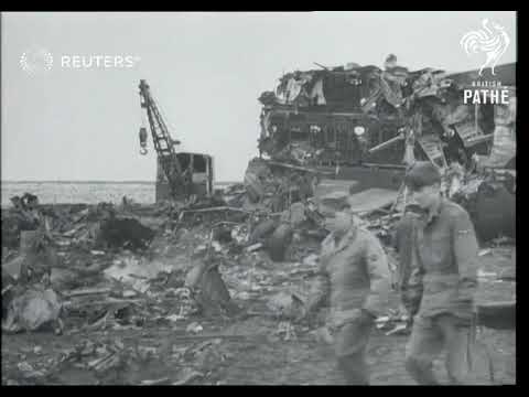 Globemaster crashes near Washington base, killing 86 servicemen in America's worst air dis...(1953)