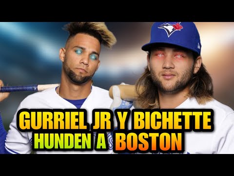 GURRIEL JR Y BO BICHETTE HUNDEN A RED SOX DE BOSTON, BLUE JAYS HIGHLIGHTS - MLB BASEBALL SPORTS