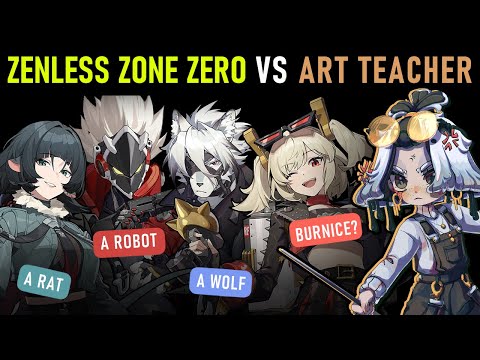 💤🥊Zenless Zone Zero vs Character Design Teacher🥊🎨