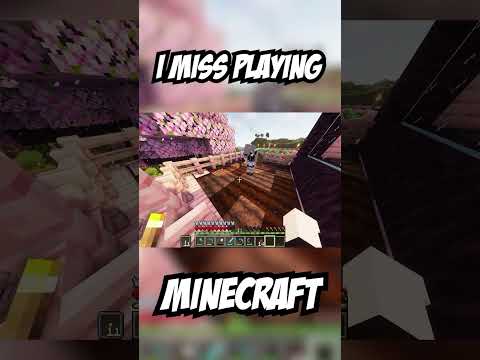 I miss playing Minecraft #minecraft #minecraftshorts