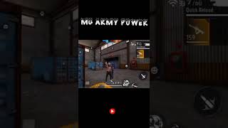 MG ARMY POWER 😱😱#viral #freefire #shortvideo #back2backgaming #like4like