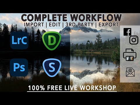 Complete Workflow Workshop - Lightroom, Photoshop, Topaz Sharpen/Denoise, Exporting