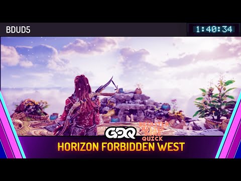 Horizon Forbidden West by Bdud5 in 1:40:34 - Disaster Relief Done Quick 2024