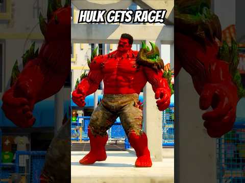 HELL HULK SAVING GREEN HULK FROM VENOM BROTHERS 😱| #shorts #gta5