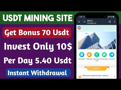 Brics Mall | New Usdt Earning Site | Usdt Money Making Website | Free Usdt Mining | Usdt Earning