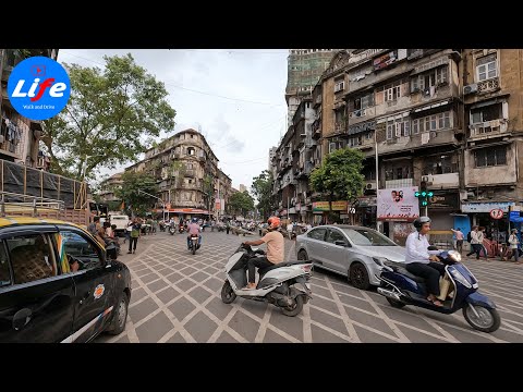 Driving busy Road of Mumbai - 4K Evening Driving Tour