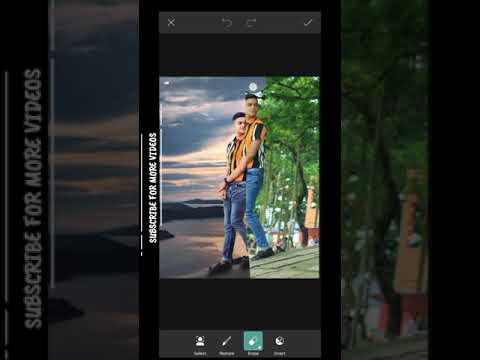 30 sec me background change photo editing in PicsArt #editingtutorial #editingshorts #viralshorts