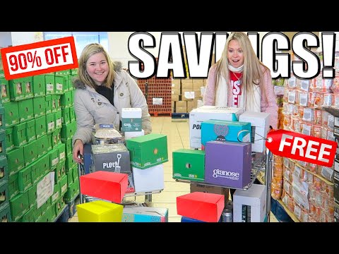 FOOD shopping at a SUPER CHEAP discount warehouse 90% OFF