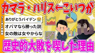 【2chまとめ】カマラ・ハリス←こいつが歴史的大敗を喫した理由【ゆっくり】