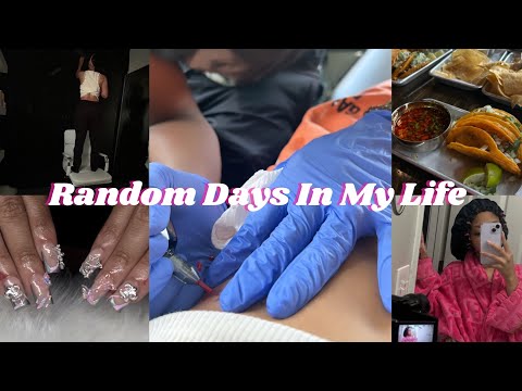 Random Days in my Life: Nails, painting my suite, running errands, shower routine & more