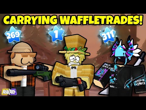 Carrying WaffleTrades In Roblox Rivals /w Zarc Live! (Kill For Charm) #shorts #robloxlive #shortlive