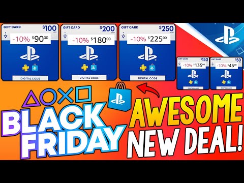 Great PSN Credit Amazon BLACK FRIDAY 2024 Offer - Get Black Friday PlayStation Deals CHEAPER!