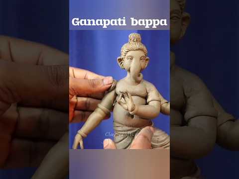 Ganapati bappa murti making on earth | clay art